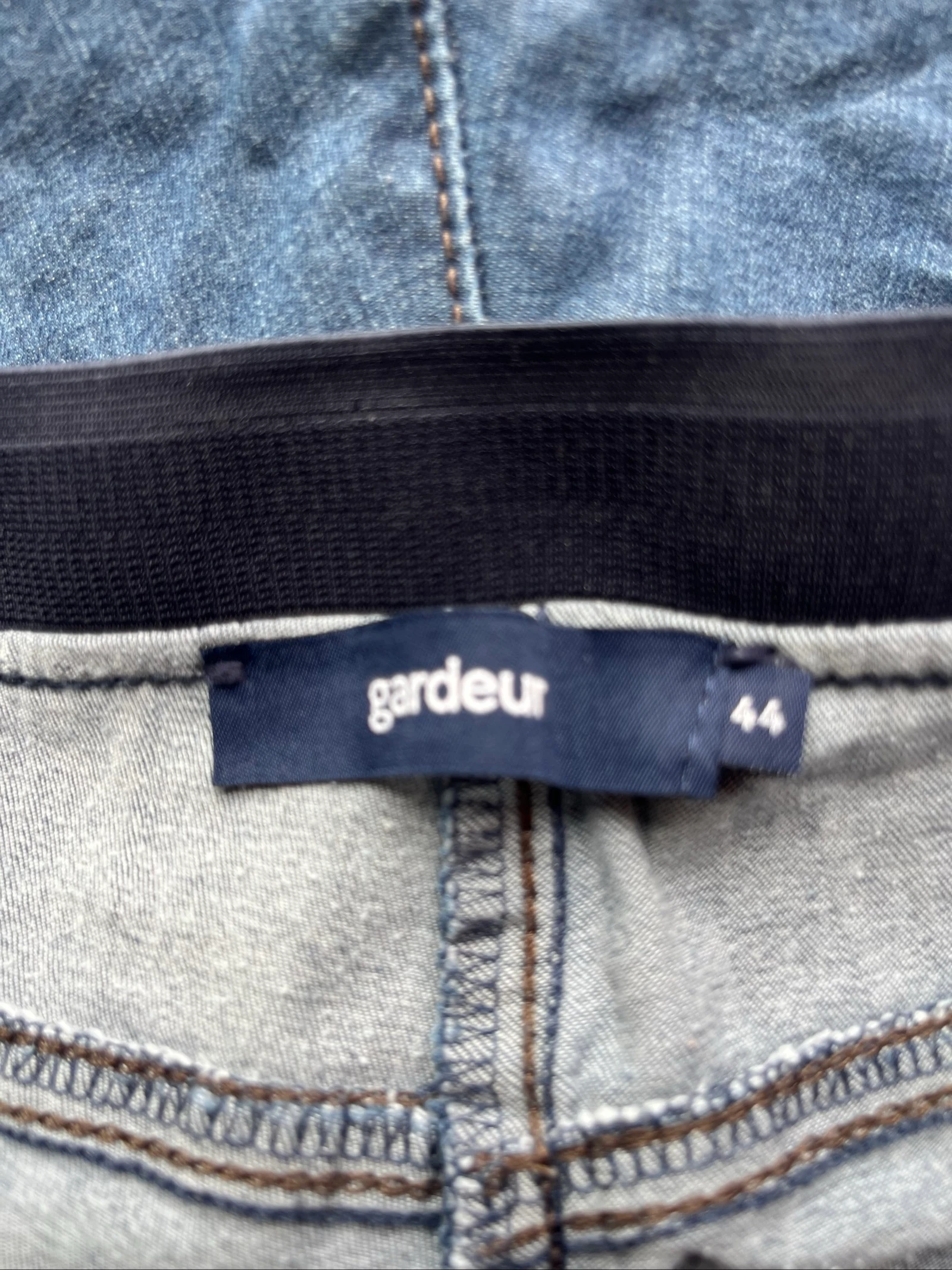 🌺 𝒎𝒛 | Gardeur jeans | tamanho 44 | lyocell stretch | azul claro | pull-on – photo 4